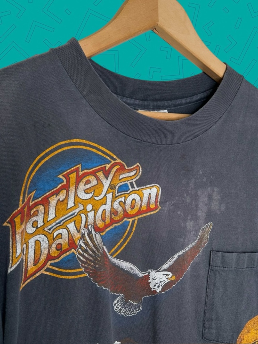 Vintage 80s Harley Davidson Single Stitch Tee Shirt